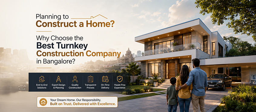 Best turnkey construction company in Bangalore planning a home project